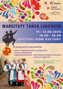 Zapraszamy na Warsztaty Tańca Ludowego!