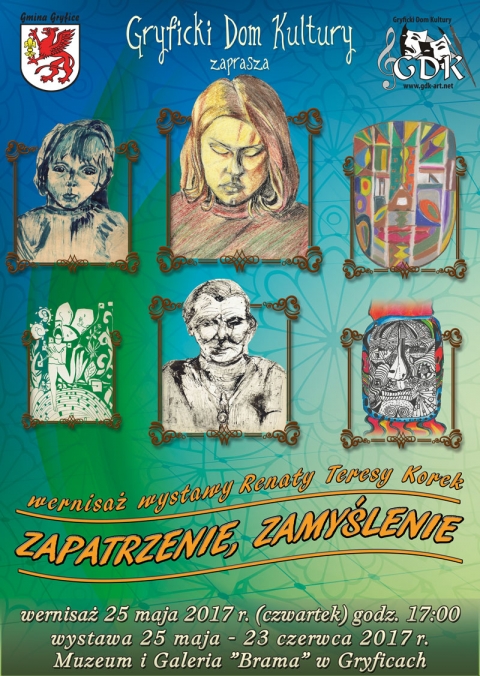 Zapraszamy na wernisaż wystawy &quot;Zapatrzenie, zamyślenie&quot; Renaty Teresy Korek, 25 maja godz. 17:00