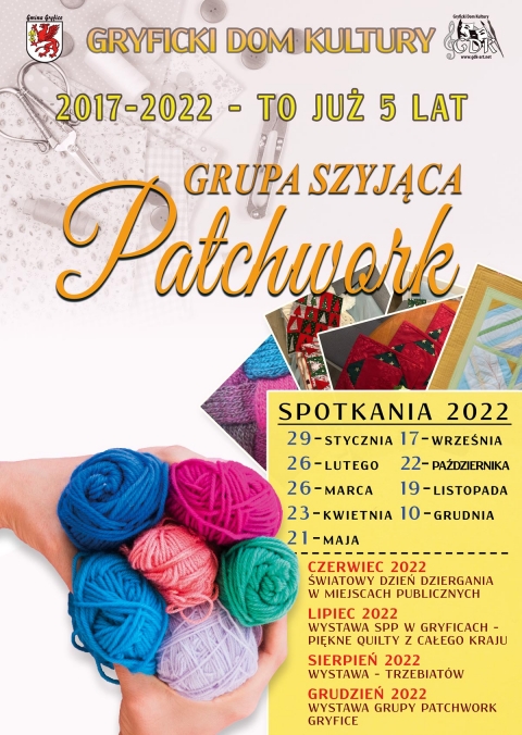 Szyjemy patchwork - zapraszamy na zajęcia!