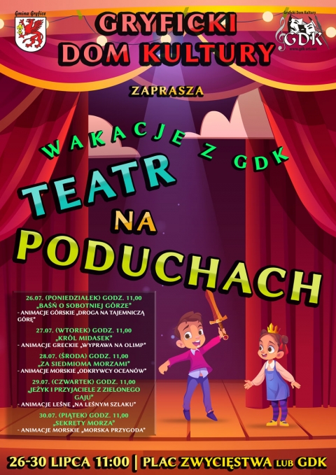 WAKACJE Z GDK – „TEATR NA PODUCHACH”