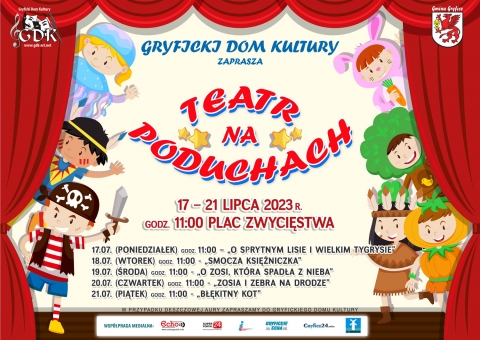 WAKACJE Z GDK – „TEATR NA PODUCHACH” 18.07. (wtorek) godz.11,00