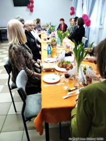 8 marca w świetlicy w Świeszewie odbyło się spotkanie z okazji Dnia Kobiet