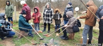 &quot;FERIE 2023 z GDK&quot; - relacja z 24.02.  ZAKOŃCZENIE FERII PRZY OGNISKU w GRĄDACH