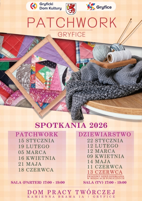 PATCHWORK GRYFICE &ndash; spotkania 2026