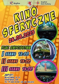 Zapraszamy na Kino Sferyczne w Gryficach!