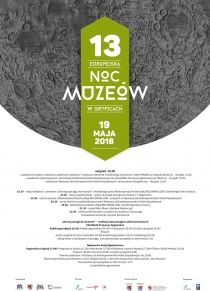 Zapraszamy 19 maja 2018 roku na 13. Europejską Noc Muzeów w Gryficach