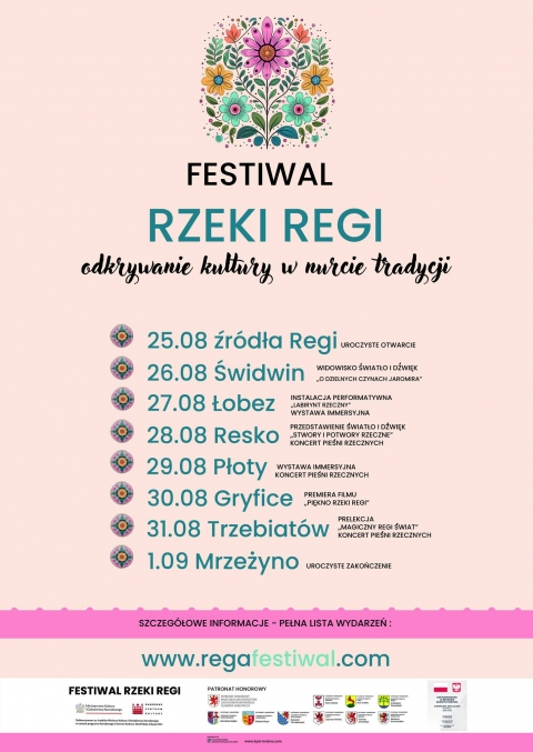 Festiwal Rzeki Regi - Już 30 sierpnia w Gryficach!