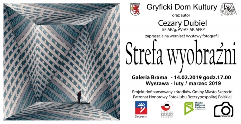 Zapraszamy na wernisaż wystawy fotograficznej &quot;Strefa wyobraźni&quot; - 14 lutego godz. 17:00 MiG &quot;BRAMA&quot;