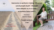 Zapraszamy na spotkanie z Jadwigą Milczarczyk autorką książki Zwykli – Niezwykli