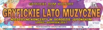 GRYFICKIE LATO MUZYCZNE - niedzielne koncerty w Ogrodzie Japońskim  02 lipca 2017. godz. 17,00