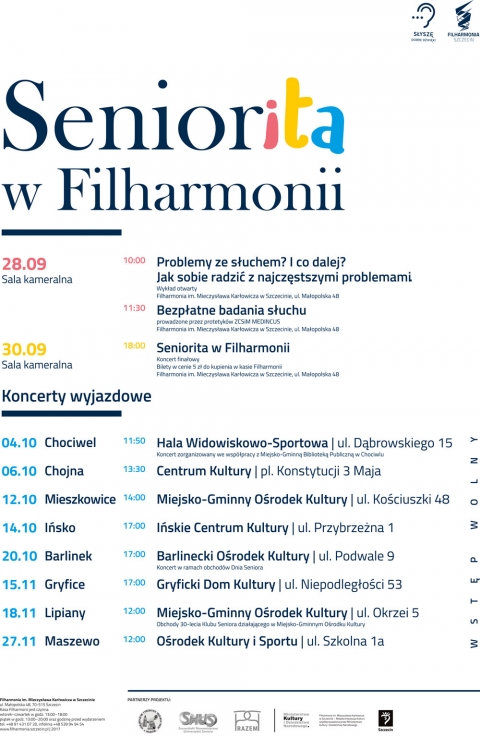 SENIORITA W FILHARMONII