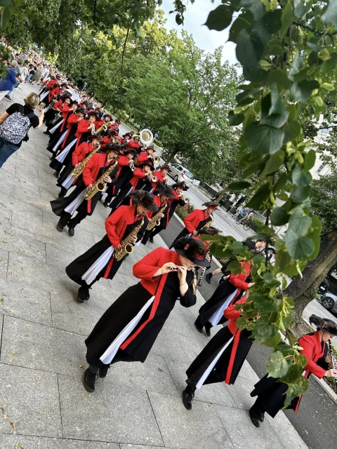 Orkiestra Red Swing Low Gryfice była częścią tegorocznej edycji Święta Muzyki - Fête de la Musiq