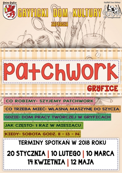 PATCHWORK - bezpłatne warsztaty