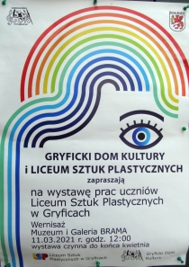 WYSTAWA PRAC UCZNIÓW LICEUM SZTUK PLASTYCZNYCH W GRYFICACH ONLINE - Gryficki Dom Kultury