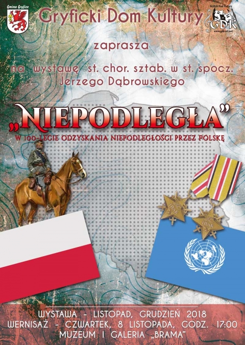 Zapraszamy na wernisaż wystawy &quot;Niepodległa&quot; - 8 listopada godz. 17:00 MiG &quot;BRAMA&quot;