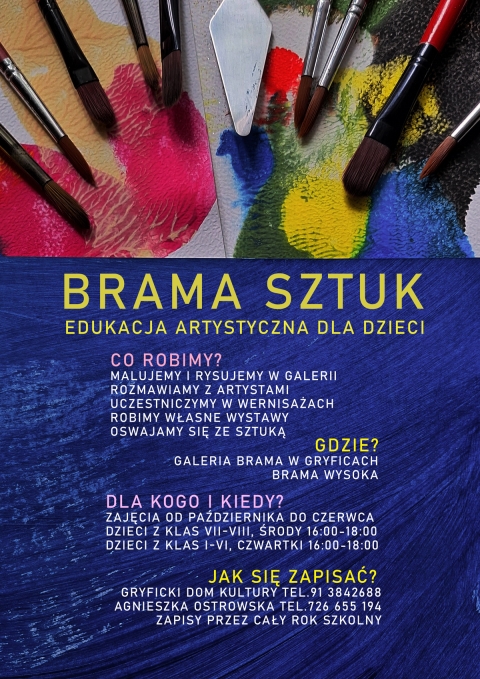 BRAMA SZTUK - EDUKACJA ARTYSTYCZNA DLA DZIECI